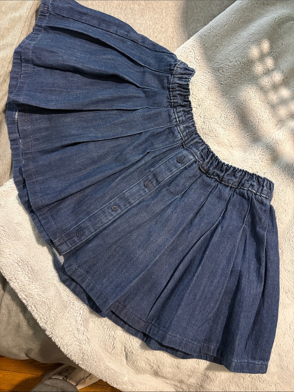 EUC Offline by aerie Dark Denim Pleated Skort Size M